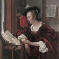 Gabriel Metsu. Femme lisant un livre près d’une fenêtre. (1653-54)