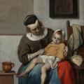 Gabriel Metsu. L’enfant malade (1664-66)