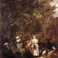 Gabriel Metsu. Le marché aux herbes d'Amsterdam (1660-61)