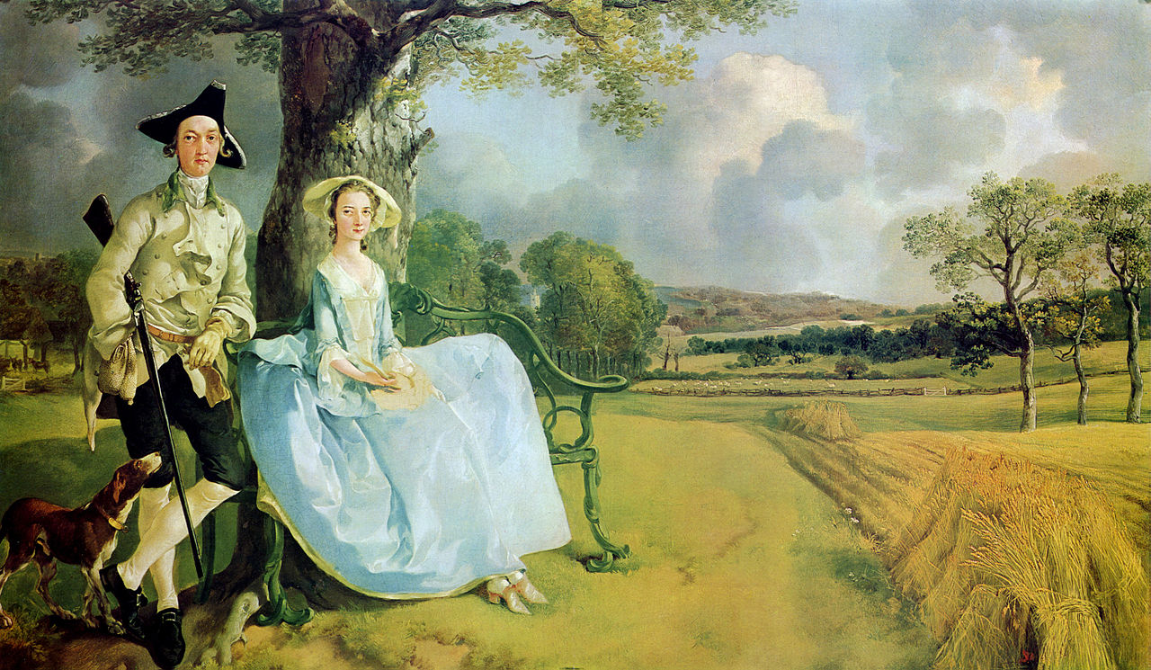 Agenda artistique du mois d'août ! Gainsborough-m-mme-robert-andrews-1748-50