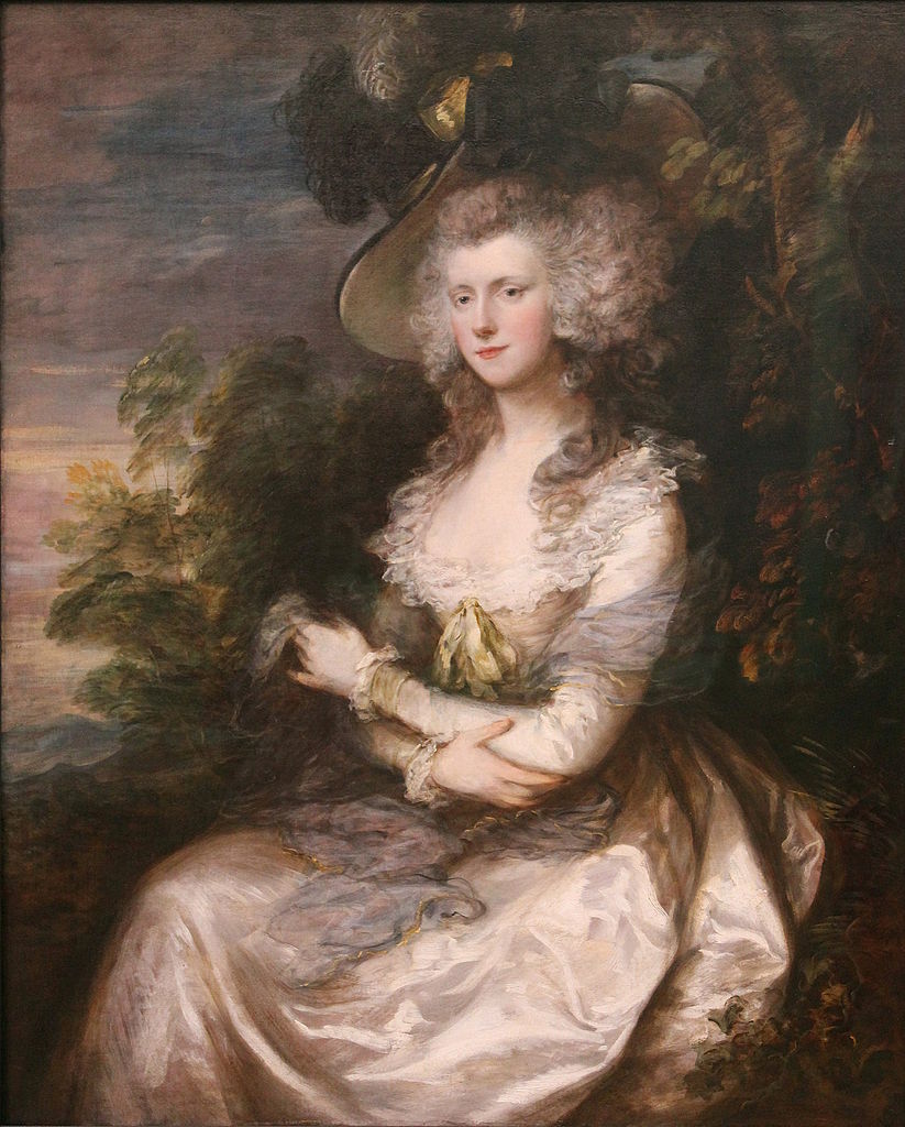 Cas'est passé en août ! Gainsborough-mrs-thomas-hibbert-1780