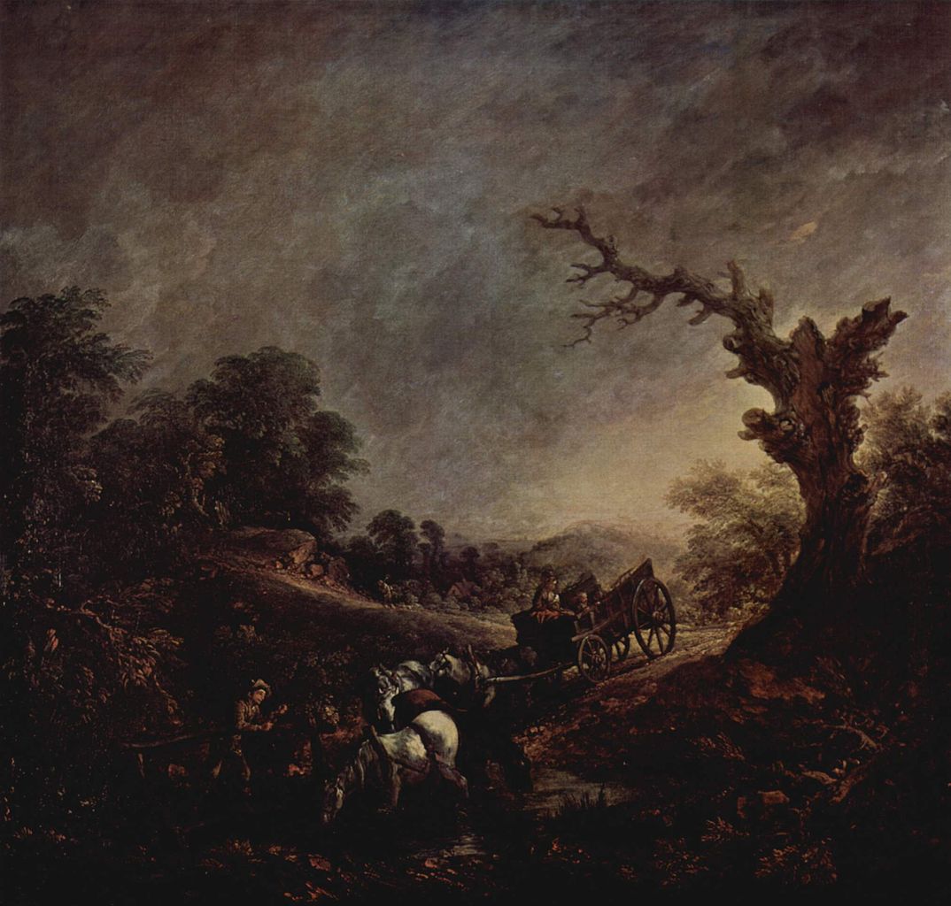 Agenda artistique du mois d'août ! Gainsborough-sunset-1760