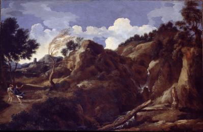 Gaspard Dughet. Paysage de montagne avec menace d’orage (1638-39)