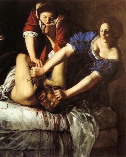 Gentileschi. Judith décapitant Holopherne (1620)