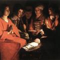 Georges de La Tour. L'adoration des bergers (1644)