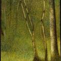 Georges Seurat. La forêt de Pontaubert (1881)