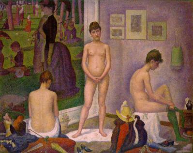 Georges Seurat. Les poseuses (1886-88)