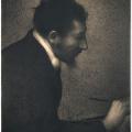 Georges Seurat. Portrait d'Edmond Aman-Jean (1882-83)