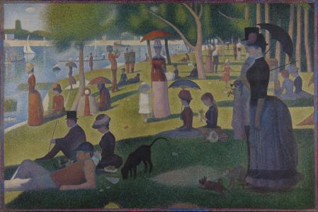 Georges Seurat. Un dimanche après-midi sur l'île de la Grande Jatte (1884-86)