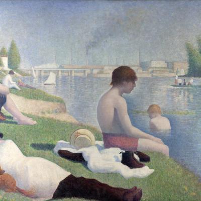 Georges Seurat. Une Baignade à Asnières (1884)