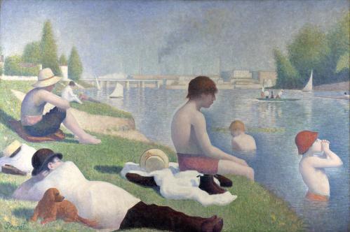 Georges Seurat. Une Baignade à Asnières (1884)