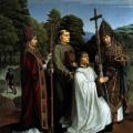 Gérard David. Le chanoine Bernardin Salviati et trois saints (1501-06)