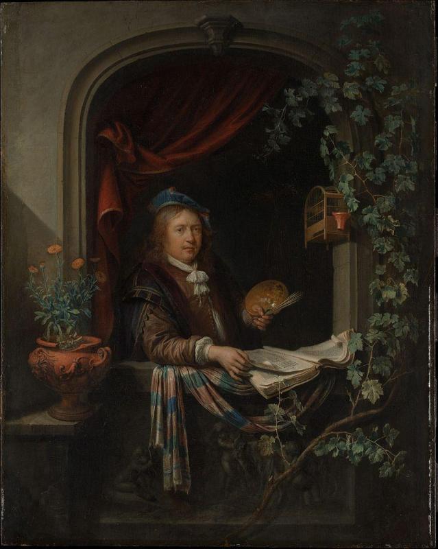 Agenda quotidien : Février 2023 Gerard-dou-autoportrait-1665