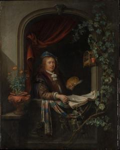 Gérard Dou. Autoportrait (v. 1665)