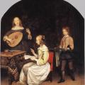 Gérard Terborch. Le concert (v. 1667)