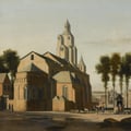 Gerrit Berckheyde. L’église Sainte-Cécile, Cologne (v. 1685)