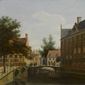 Gerrit Berckheyde. L'Oudezijds Herenlogement à Amsterdam (1660-80)