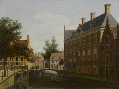 Gerrit Berckheyde. L'Oudezijds Herenlogement à Amsterdam (1660-80)