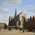 Gerrit Berckheyde. Le Grand Marché de Haarlem avec l’église Saint Bavon (1696)