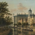 Gerrit Berckheyde. Le Nieuwezijds Voorburgswal, Amsterdam (1686)