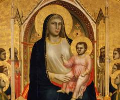 Giotto. Vierge d’Ognissanti, détail