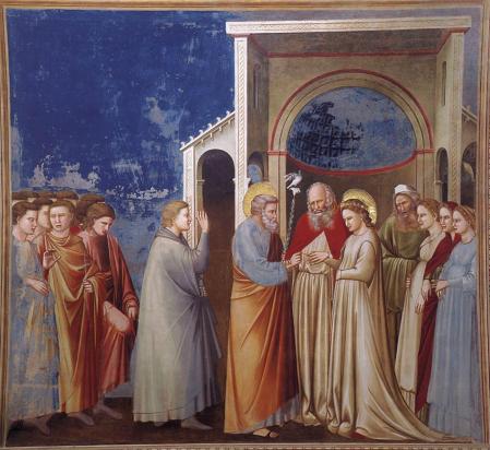 Giotto. Le mariage de la Vierge (1304-06)