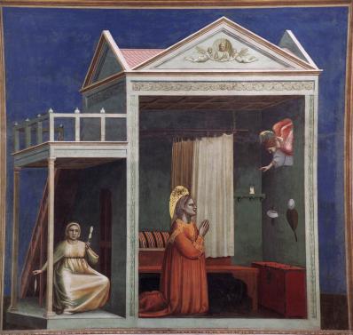 Giotto. Annonciation à Sainte-Anne (1304-06)