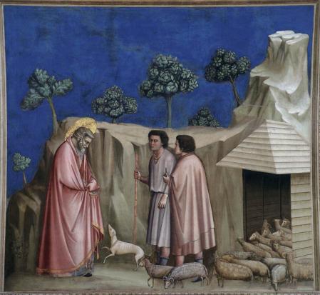 Giotto. Joachim parmi les bergers (1304-06)