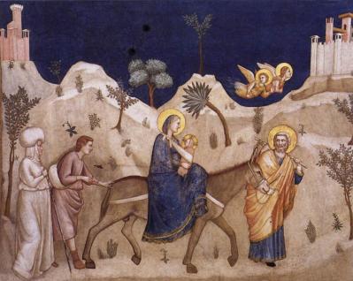 Giotto. La fuite en Egypte (1315-20)