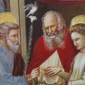 Giotto. Le mariage de la Vierge, détail (1304-06)