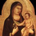 Giotto. Vierge à l'enfant (1320-30)