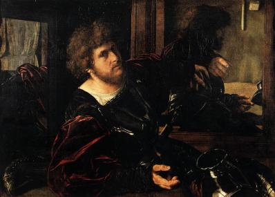 Giovanni Girolamo Savoldo. Autoportrait, dit autrefois Portrait de Gaston de Foix (v. 1525)