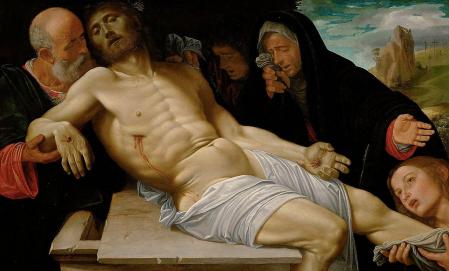 Giovanni Girolamo Savoldo. Lamentation sur le Christ mort (1513-20)