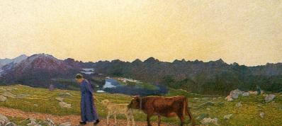 Giovanni Segantini. La nature, détail