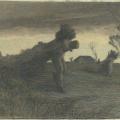 Giovanni Segantini. Le dernier labeur du jour (1891)