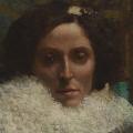 Giovanni Segantini. Portrait de Leopoldina Grubicy (1881)