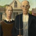 Grant Wood. American Gothic (1930)