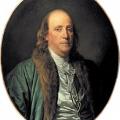Greuze. Benjamin Franklin (1777).