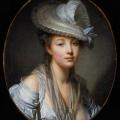 Greuze. Le Chapeau blanc (1780)