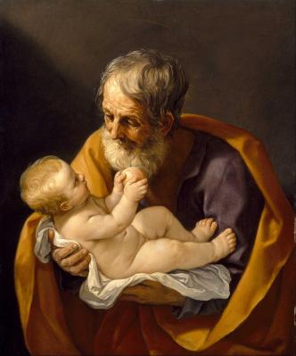 Guido Reni. Saint Joseph et l’Enfant Jésus (1640)