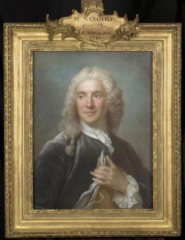 Gustaf Lundberg. Portrait de Charles Natoire (1741)