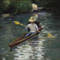 Gustave Caillebotte. Canoë sur la rivière Yerres (1878)