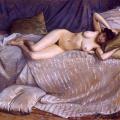 Gustave Caillebotte. Femme nue étendue sur un divan (1873)