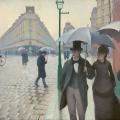 Gustave Caillebotte. Rue de Paris, temps de pluie (1877)