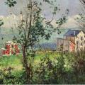 Arts, Boston)  Gustave Caillebotte. Villa à Trouville (1882)