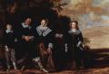 Hals. Portrait de famille dans un paysage (1645-48)