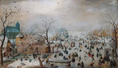 Hendrick Avercamp. Plaisirs d'hiver (v. 1608)