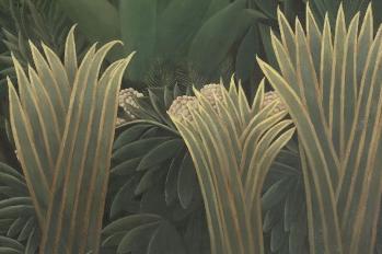 Henri Rousseau. La charmeuse de serpents, détail