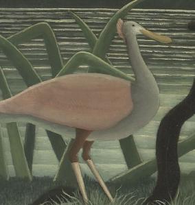 Henri Rousseau. La charmeuse de serpents, détail