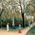 Henri Rousseau. Le jardin du Luxembourg (1909)